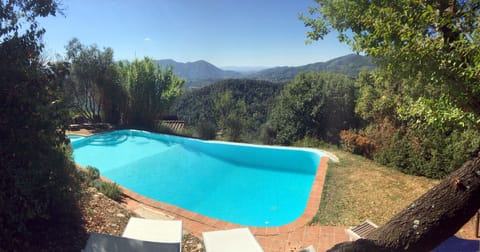 The view from the 12 x 6 m pool is equally amazing
