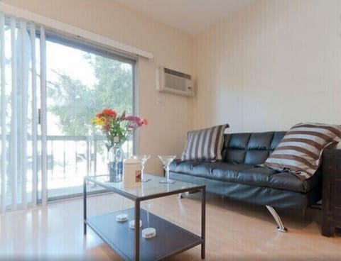 Full size futon, converts into a one person comfy bed.