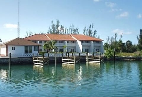 View of Rear of Condo and Docks