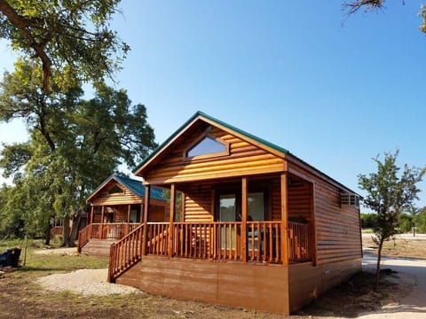 A log cabin look that's loaded with modern luxuries and extras!
