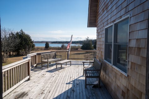 Bottom floor wrap around deck