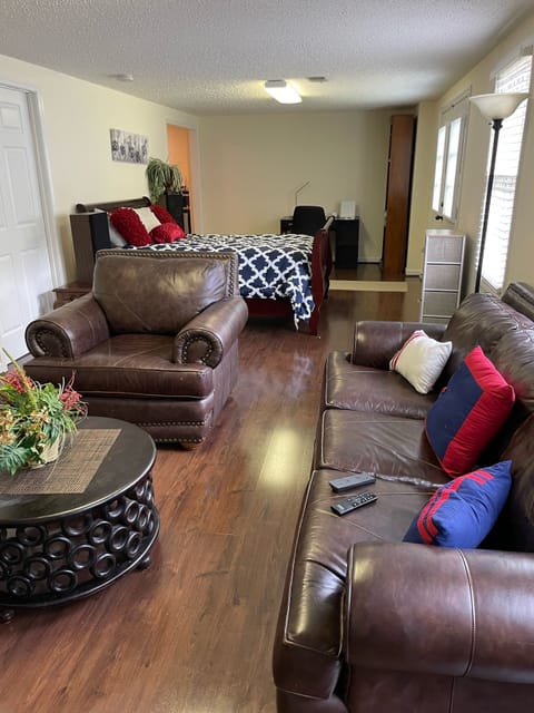 Living room area perfect for relaxing after a long day.