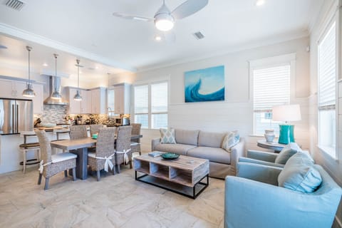 1st Floor Den Area with 65" Smart TV