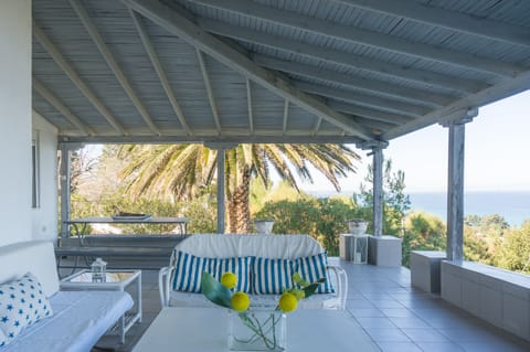 Relaxing on the porch/balcony