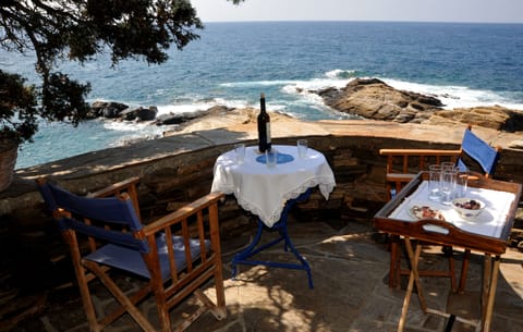 Balcony, beach view