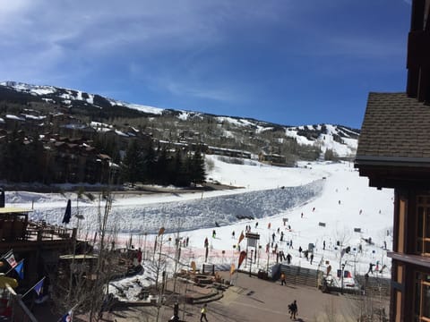 View of Fanny Hill on Snowmass Mountain, from the balcony.