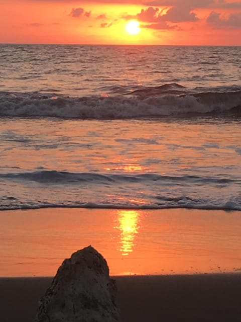 Sunset on the beach