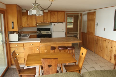 Kitchen and dining area