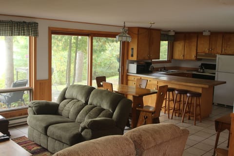 Living room and Kitchen