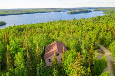 Looking out onto Moose Lake, BWCA, and the Quetico