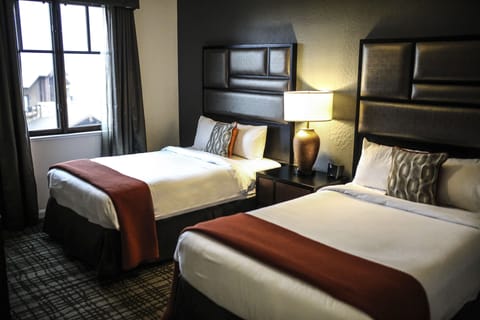 Guest Bedroom with Two Doubles.  One Guest Bedroom has a King