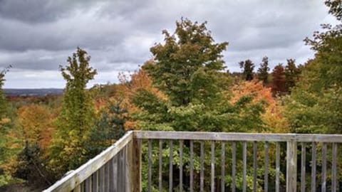 Beautiful fall views from the deck!