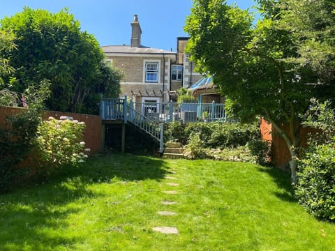 Grass area for kids and dogs to play