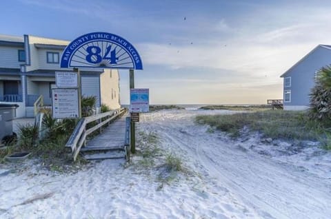 Steps from the beach access