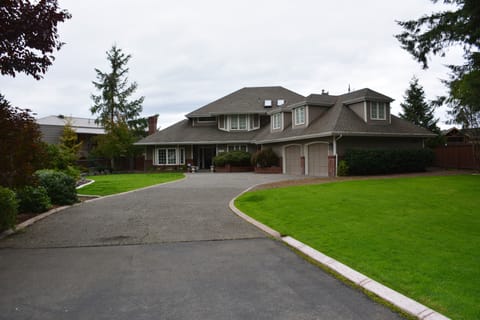 Driveway and front of house