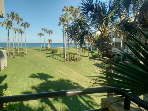Beautiful ocean front balcony view