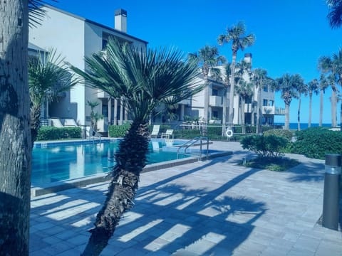 condo pool for residents and guests only, footsteps away from your door