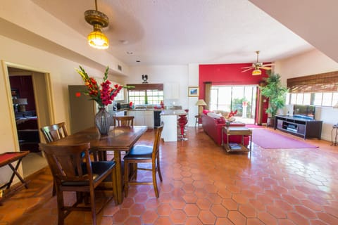 Entrance to 1st floor kitchen/den