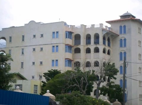 The outside view, mediterranean styling by the top architect in the Caribbean