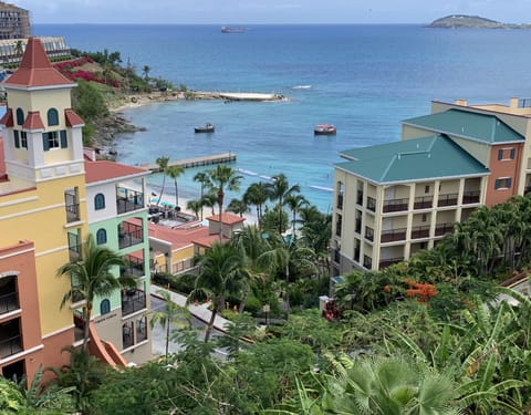 Frenchman's Cove overlooking the beach and bay