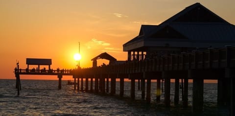 Sunset at Pier 60 in Clearwater Beach 
