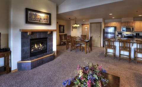 Living Room with Open Kitchen