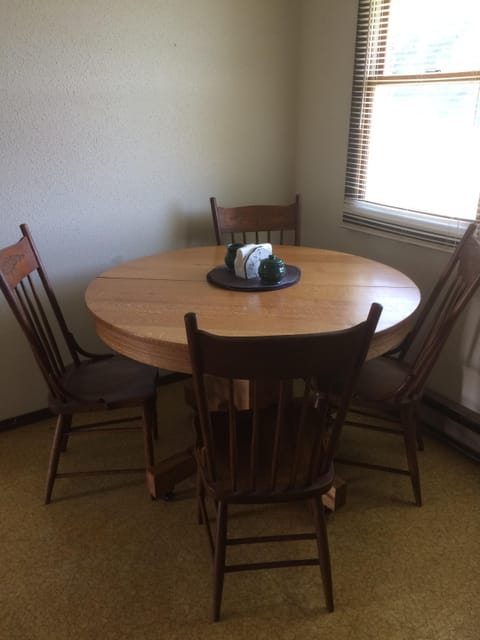 In-kitchen dining area