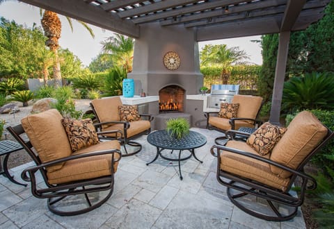 Beautiful outdoor setting for entertainment