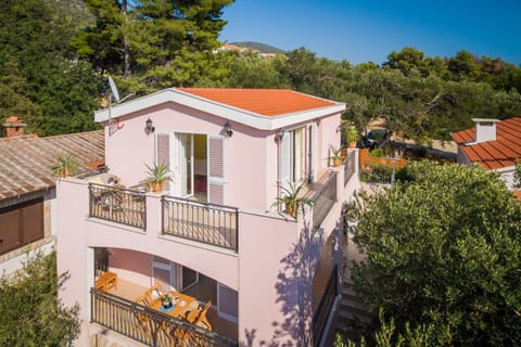 A view of the front of the house