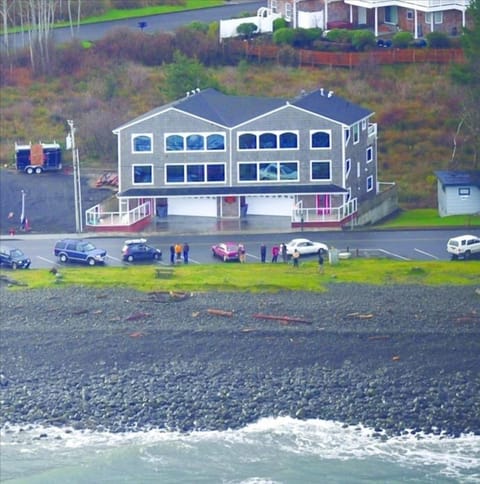 Sunset Cove Vacation Rental from the air! Close enough to the ocean for you?