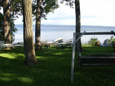Shady hammock spot by the beach