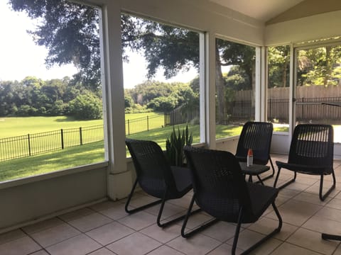 Screened patio