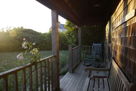 Front porch- great place for reading a good book in the afternoon. 
