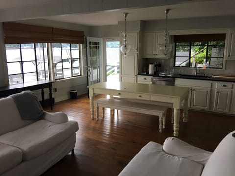 Main House Open Floor Plan, Living Room and Kitchen!