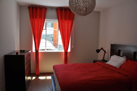 First bedroom with queen bed