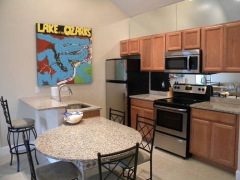 Fully stocked kitchen 