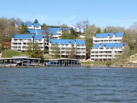 Welcome to hawks nest! Our condo is directly on the water, building on the right