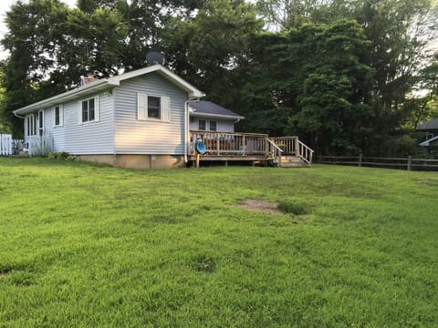 Back deck, Weber grill table and chairs.