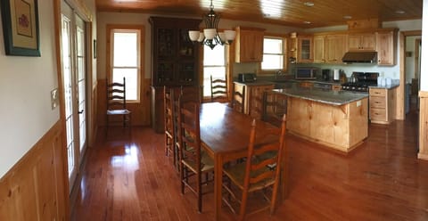 Dining Area and Kitchen with center island