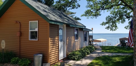 great view of Otter Tail Lake right as close as you can get.