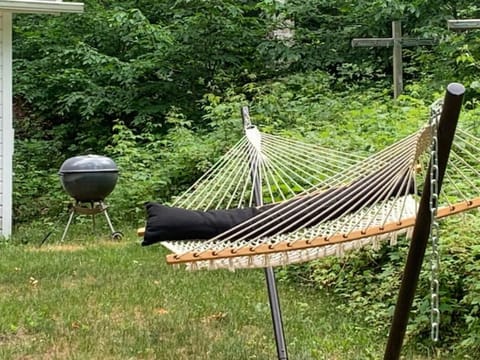 Our favorite spot at the cabin.  You are welcome to spend time using our hammock