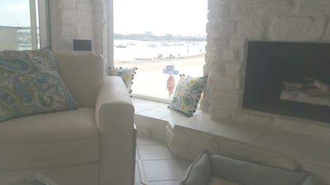 the view of Mission Bay at the corner of Bayside Walk and El Carmel place