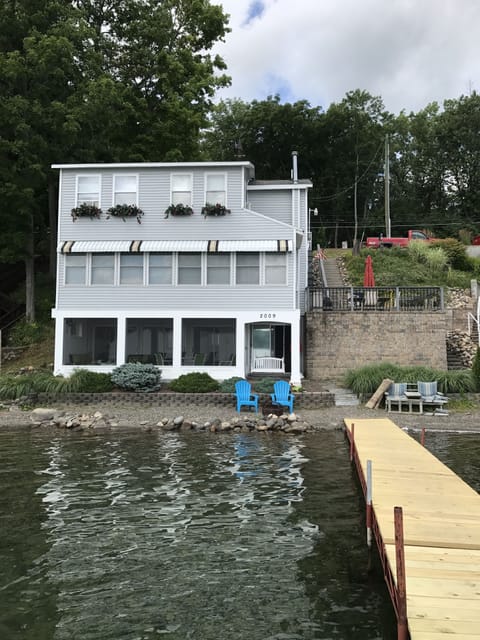 Beach front from dock