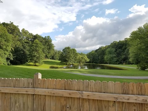 Beautiful Views.  The pond is not on our property.