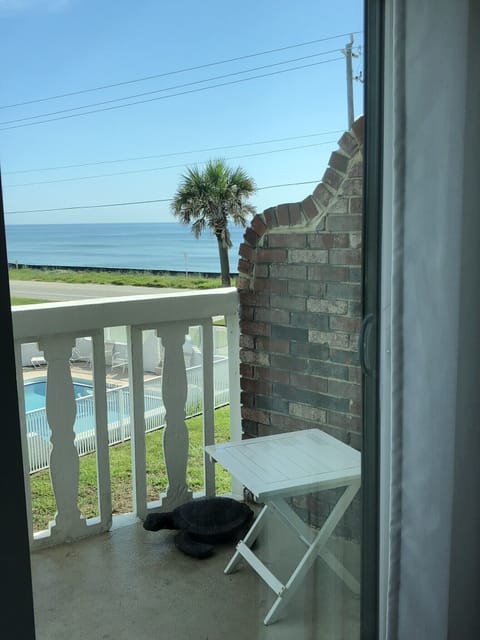 Ocean view from balcony