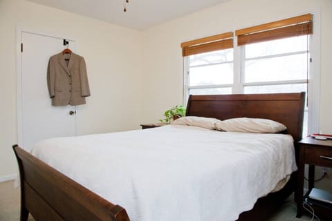 master bedroom with tempurpedic mattress