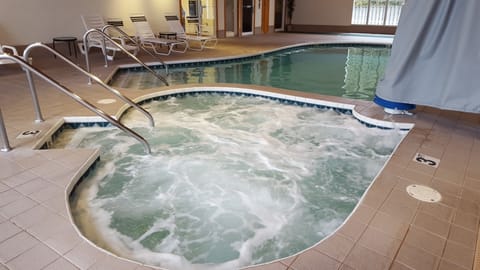 Enjoy the indoor pool, whirlpool, and sauna at the adjacent Homestead Suites. 