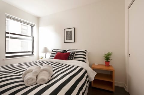 Private bedroom. Bright and sunny. Ample closet space. Extra towels.
