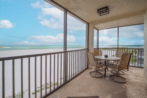 Wake Up to An Amazing View! Your 5th Floor Wrap-Around Screened In Lanai offers a panoramic view of the Gulf
