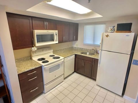 The kitchen. Has everything including the kitchen sink. 